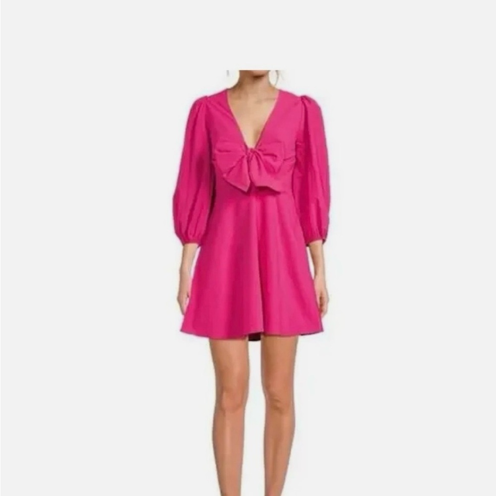 Ted Baker Fuchsia Mini Dress with Bow